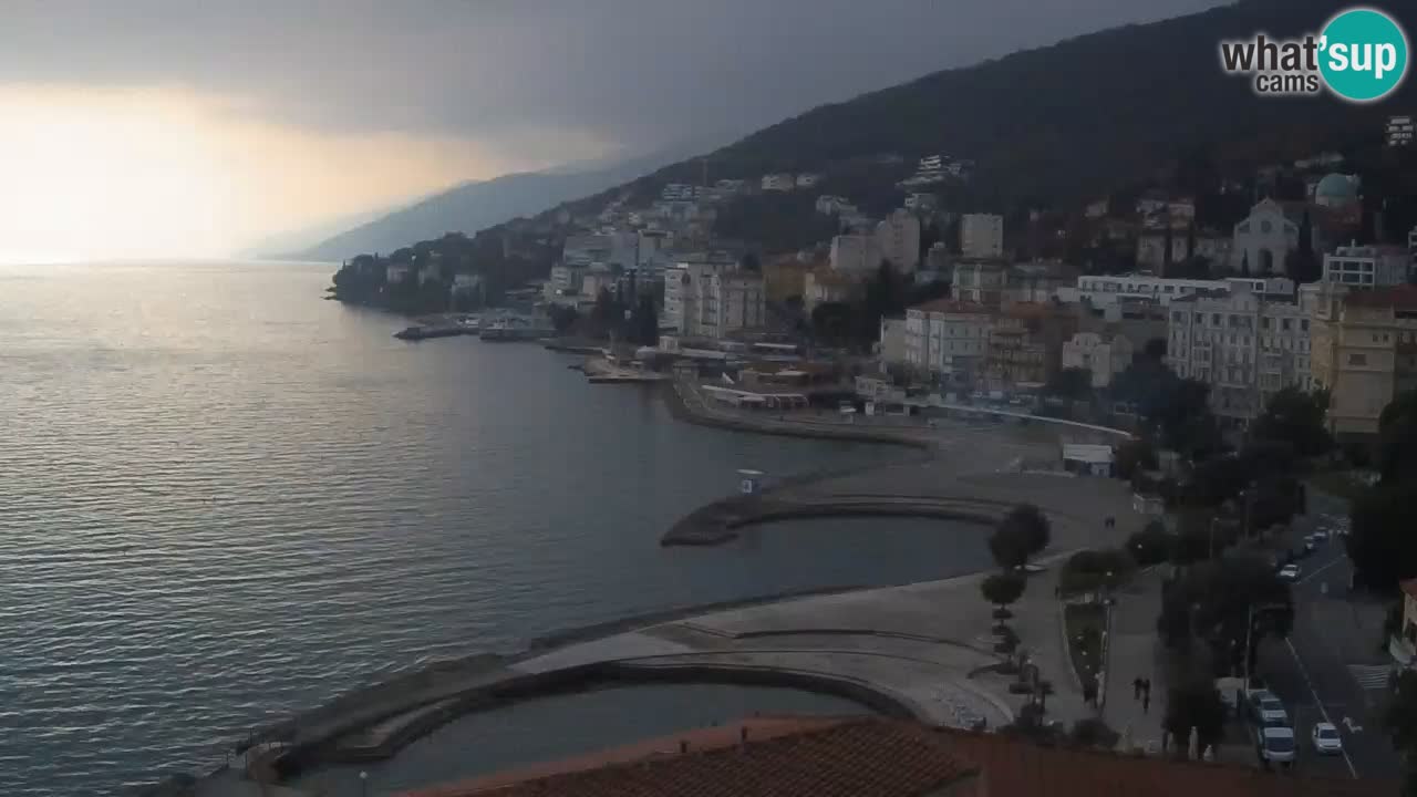 Opatija webcam – Panorama vom Hotel Milenij