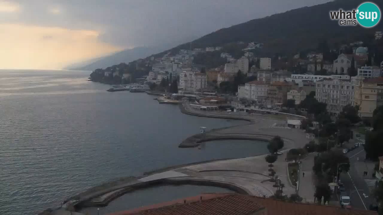 Abbazia webcam – Panorama dall’ Hotel Milenij