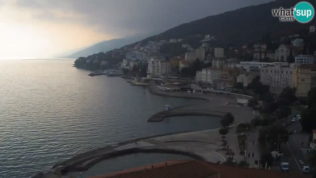 Abbazia webcam – Panorama dall’ Hotel Milenij