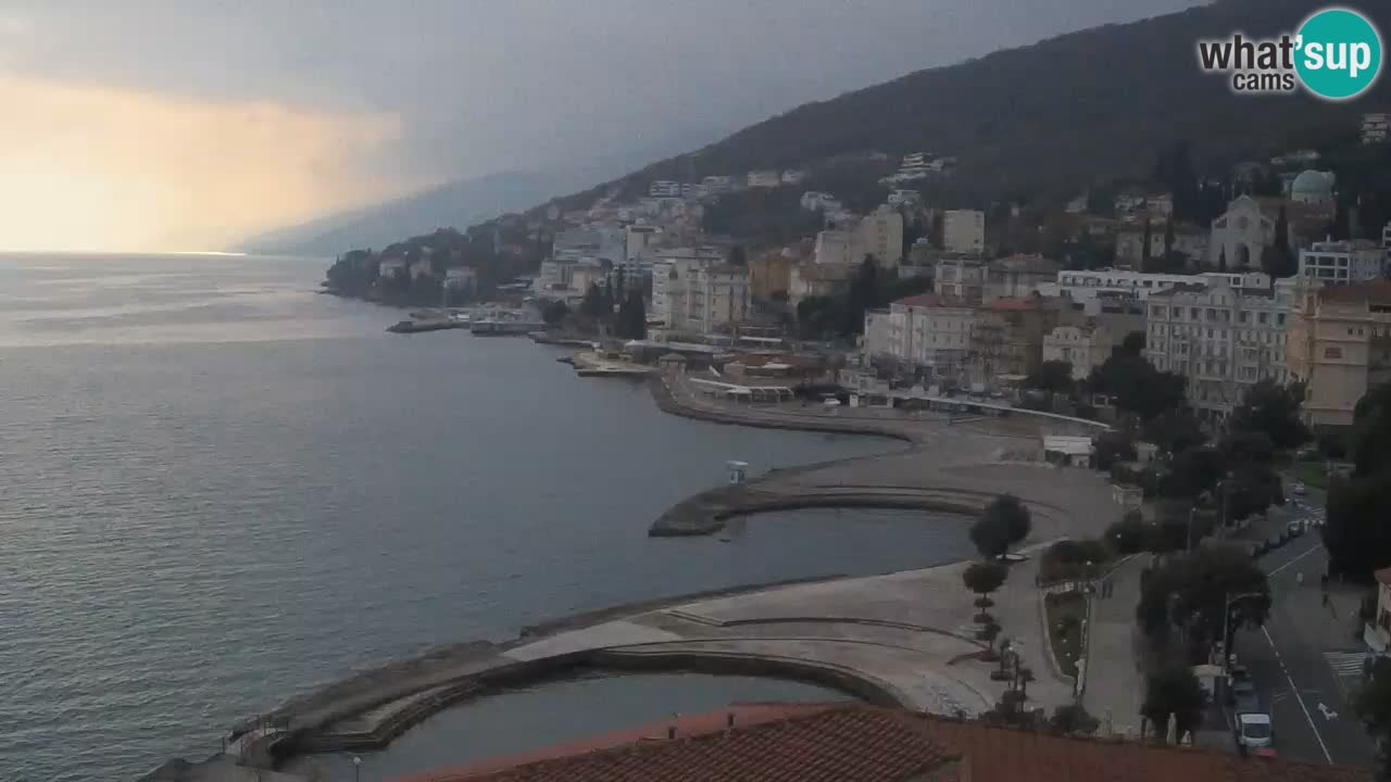 Abbazia webcam – Panorama dall’ Hotel Milenij