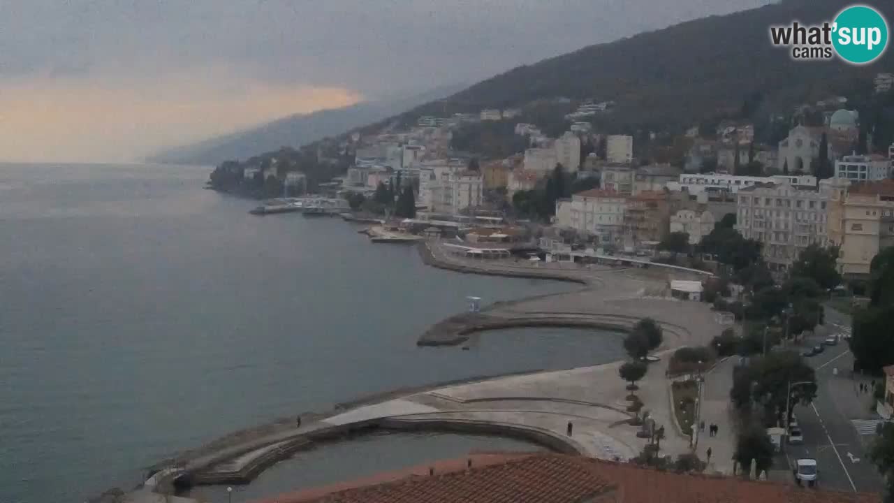 Abbazia webcam – Panorama dall’ Hotel Milenij