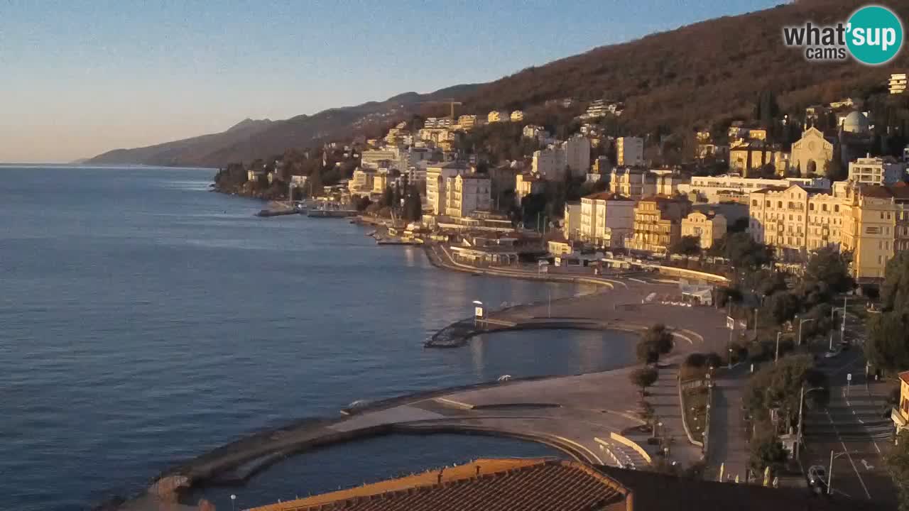 Abbazia webcam – Panorama dall’ Hotel Milenij