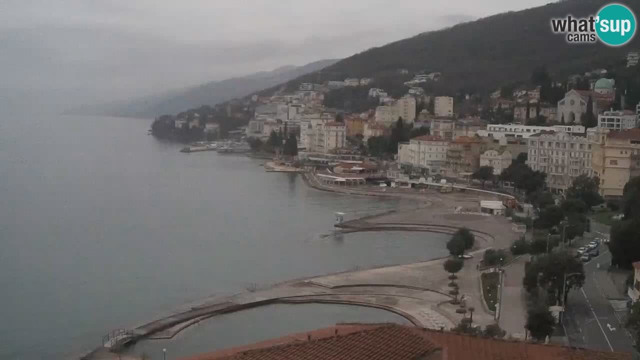 Abbazia webcam – Panorama dall’ Hotel Milenij