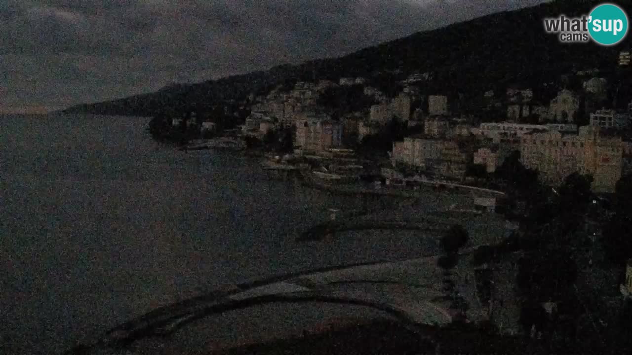 Opatija webcam – Panorama from the Hotel Milenij