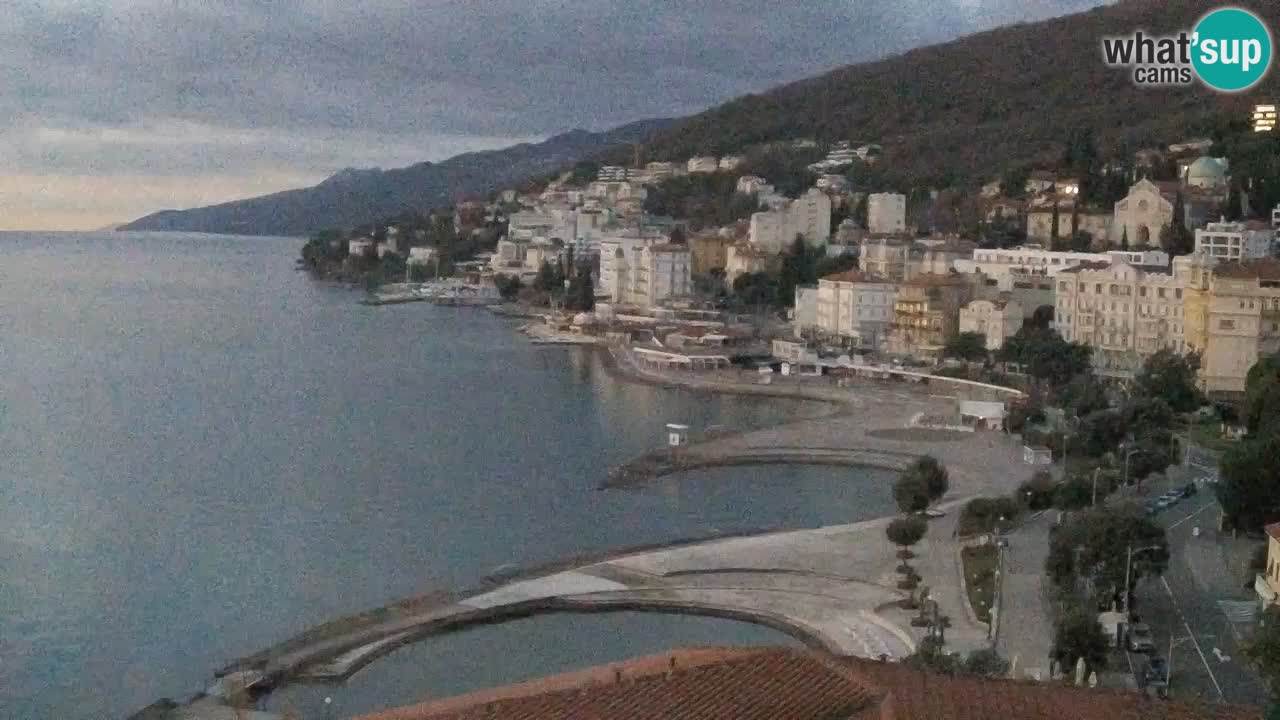 Abbazia webcam – Panorama dall’ Hotel Milenij