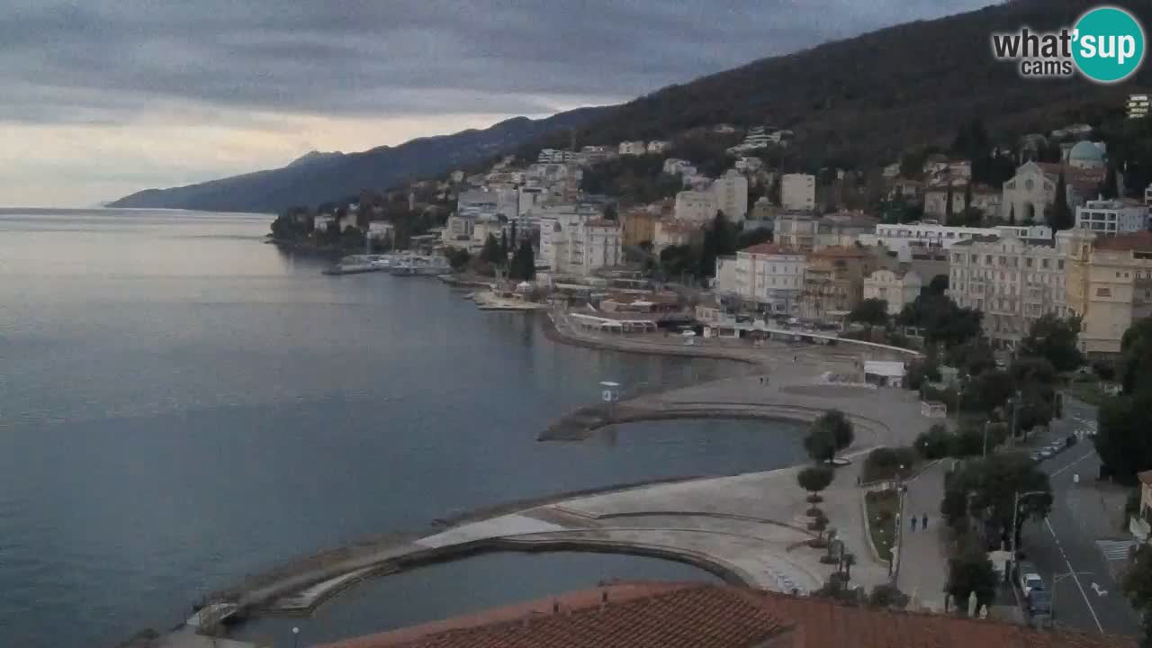 Abbazia webcam – Panorama dall’ Hotel Milenij