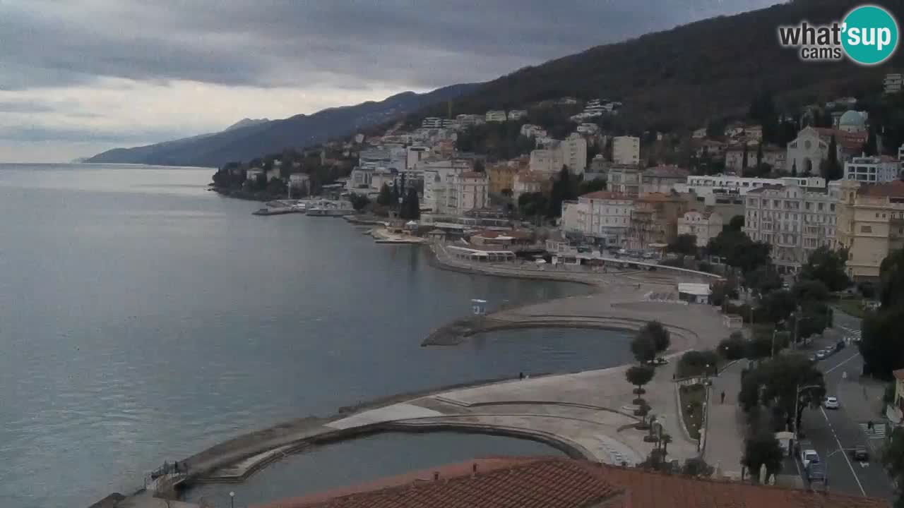 Abbazia webcam – Panorama dall’ Hotel Milenij