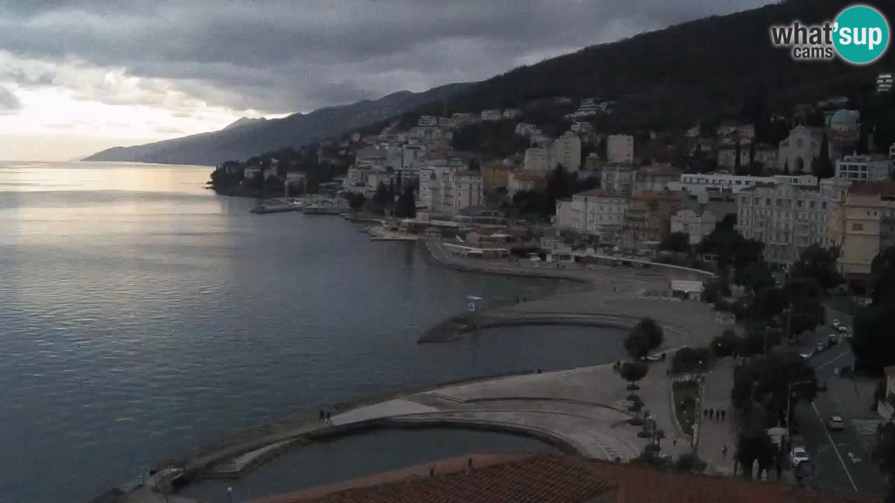 Abbazia webcam – Panorama dall’ Hotel Milenij