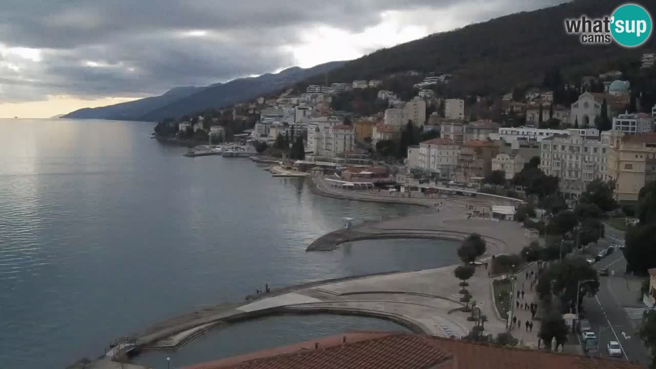 Abbazia webcam – Panorama dall’ Hotel Milenij