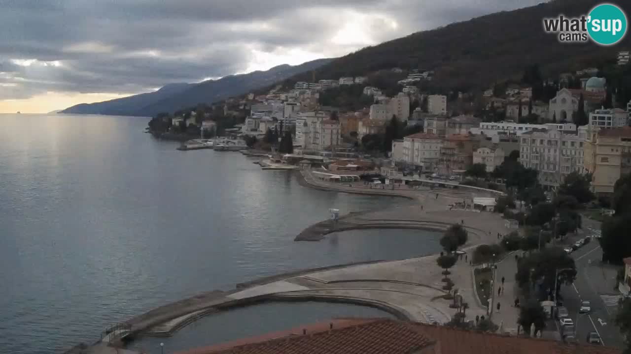 Abbazia webcam – Panorama dall’ Hotel Milenij