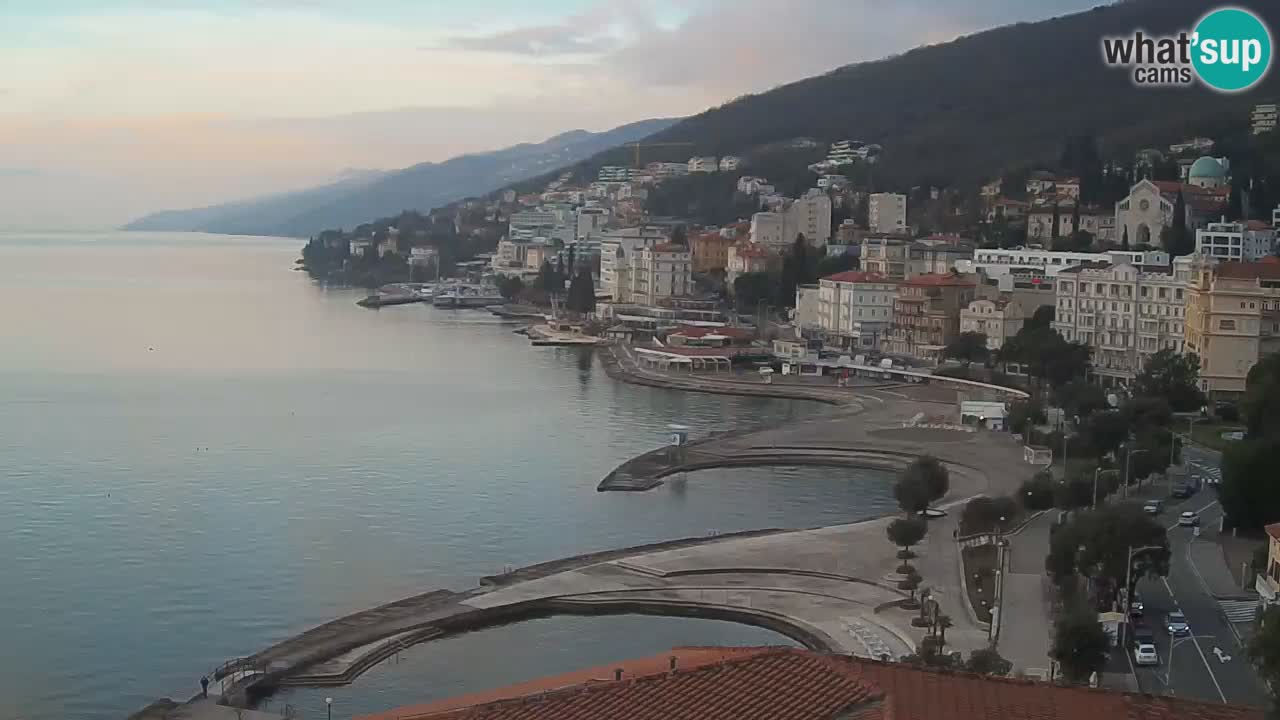 Abbazia webcam – Panorama dall’ Hotel Milenij