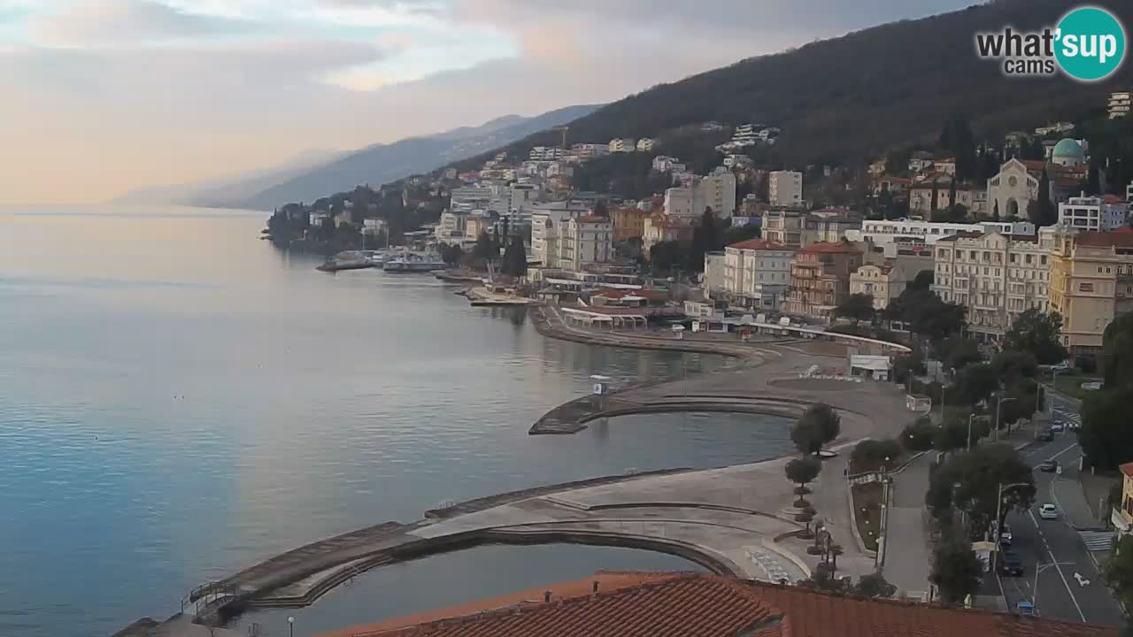 Abbazia webcam – Panorama dall’ Hotel Milenij