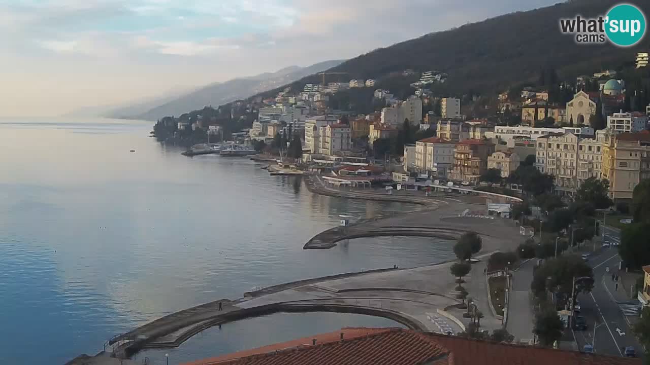 Abbazia webcam – Panorama dall’ Hotel Milenij