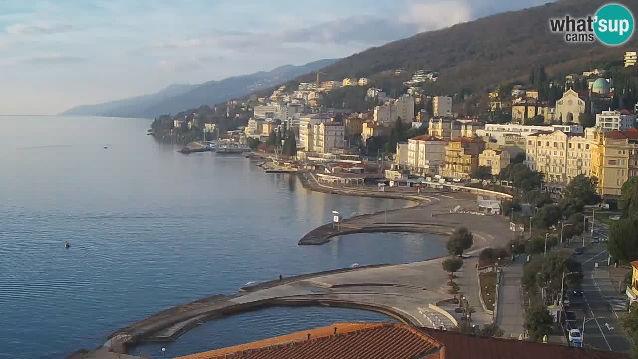 Abbazia webcam – Panorama dall’ Hotel Milenij