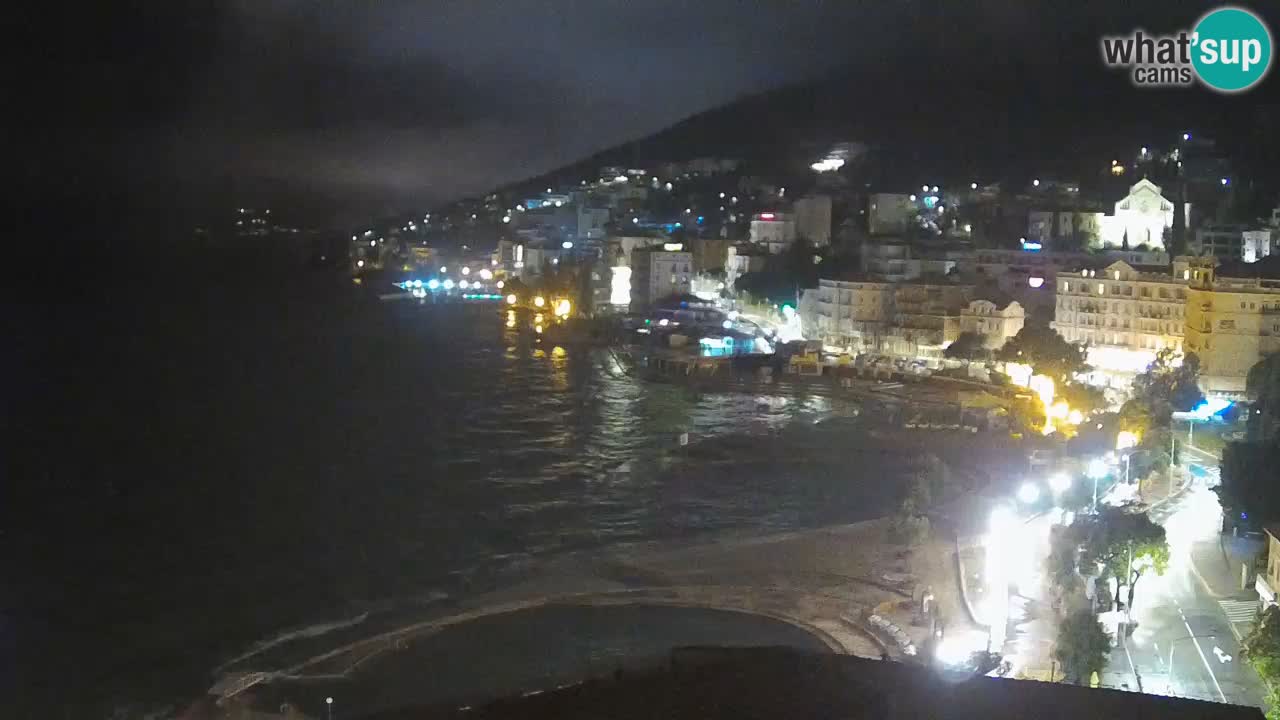 Opatija webcam – Panorama from the Hotel Milenij