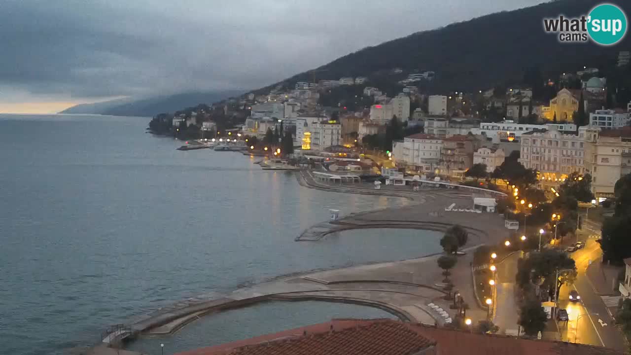 Abbazia webcam – Panorama dall’ Hotel Milenij