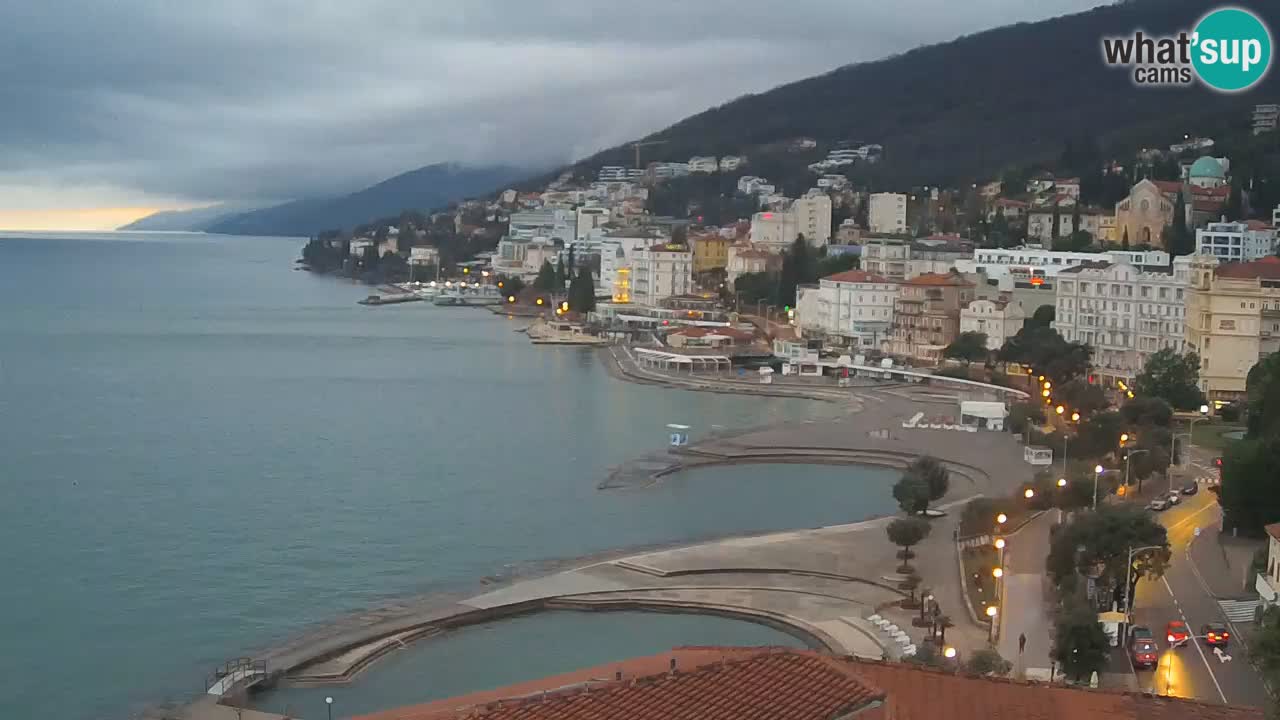 Abbazia webcam – Panorama dall’ Hotel Milenij