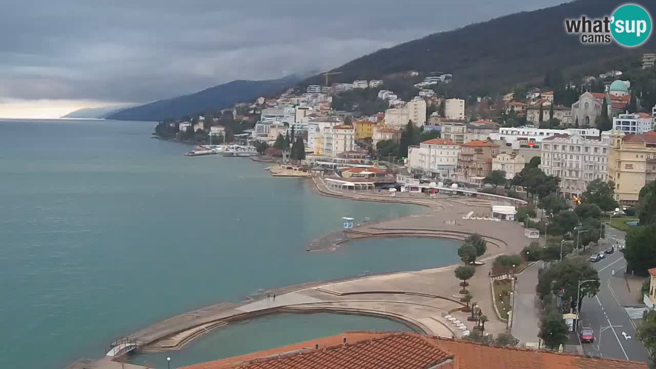 Abbazia webcam – Panorama dall’ Hotel Milenij