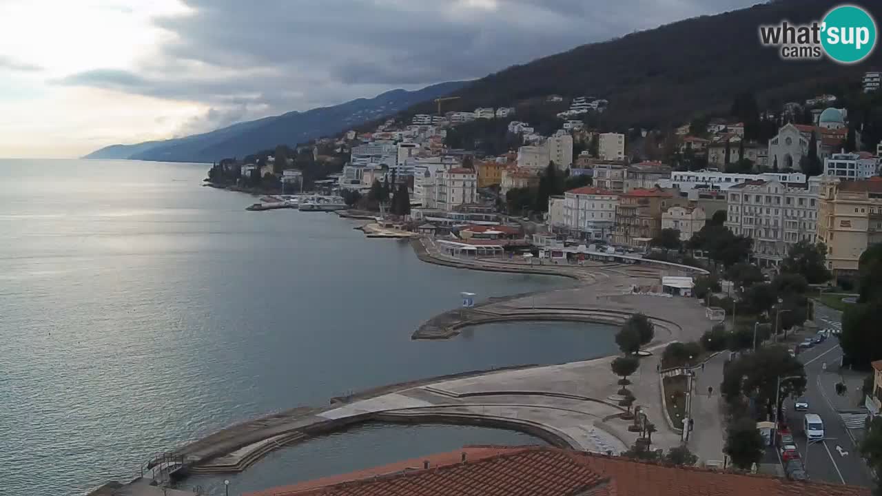 Abbazia webcam – Panorama dall’ Hotel Milenij