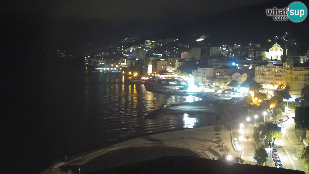 Opatija webcam – Panorama vom Hotel Milenij