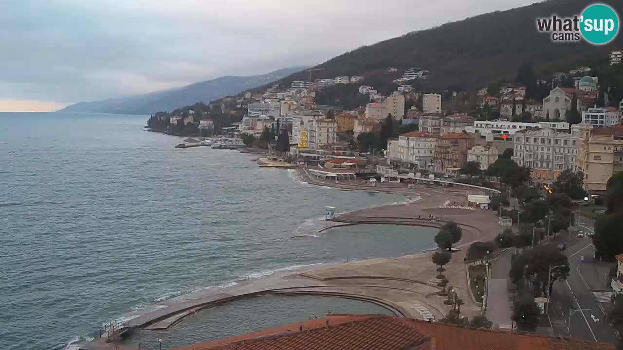 Abbazia webcam – Panorama dall’ Hotel Milenij