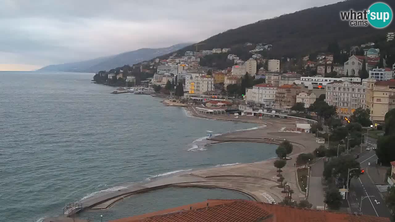 Abbazia webcam – Panorama dall’ Hotel Milenij