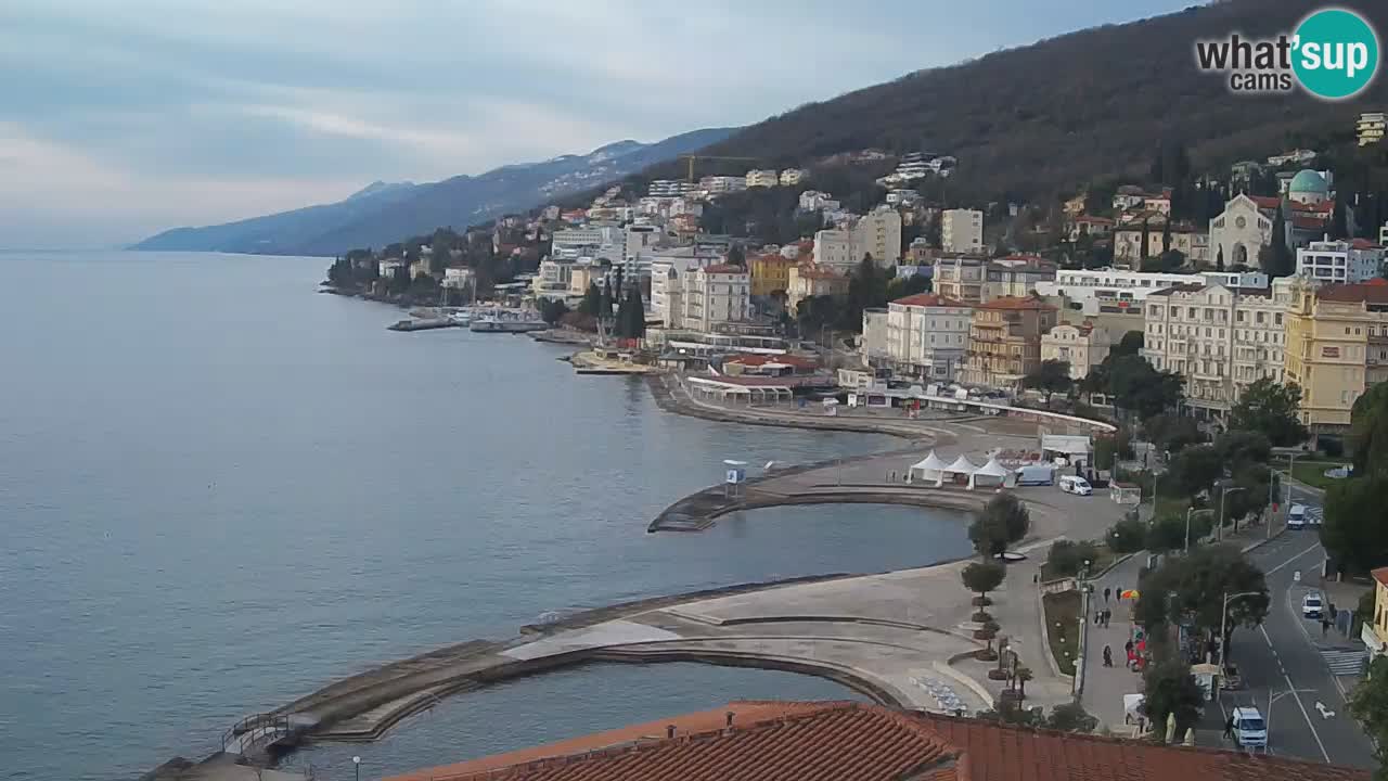 Abbazia webcam – Panorama dall’ Hotel Milenij