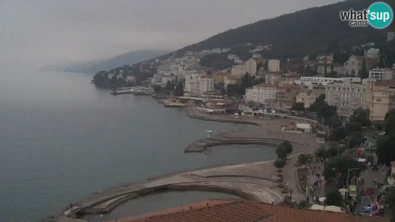 Abbazia webcam – Panorama dall’ Hotel Milenij