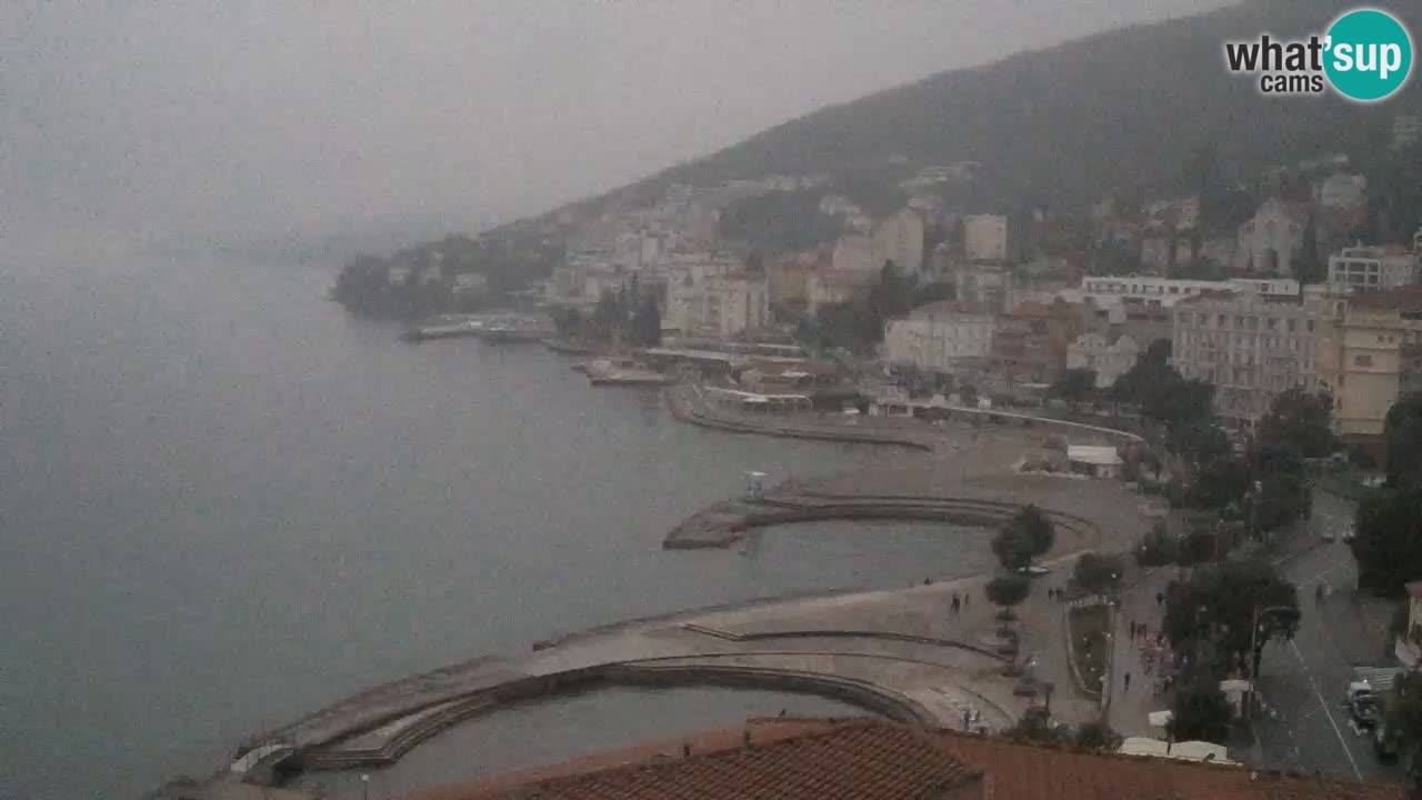 Opatija webcam – Panorama vom Hotel Milenij