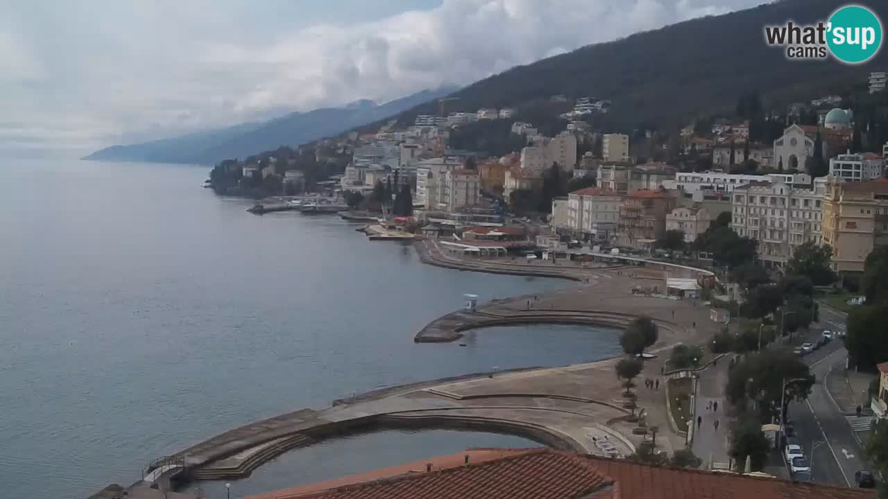 Abbazia webcam – Panorama dall’ Hotel Milenij