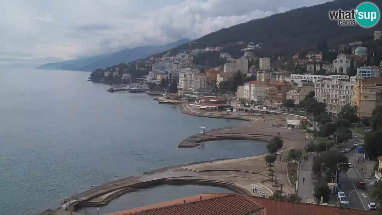 Abbazia webcam – Panorama dall’ Hotel Milenij