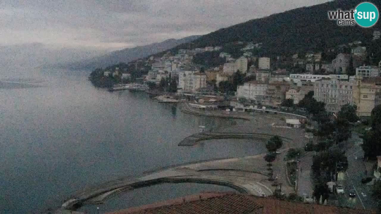 Opatija webcam – Panorama vom Hotel Milenij