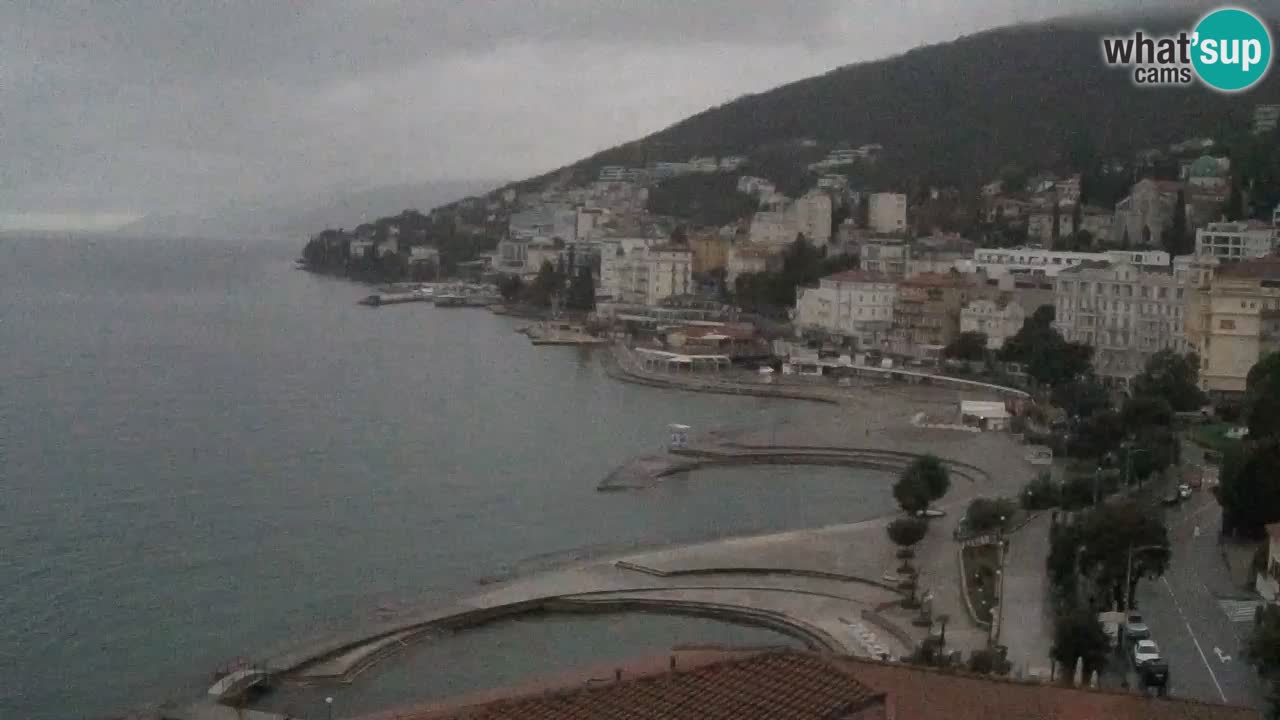 Opatija webcam – Panorama vom Hotel Milenij