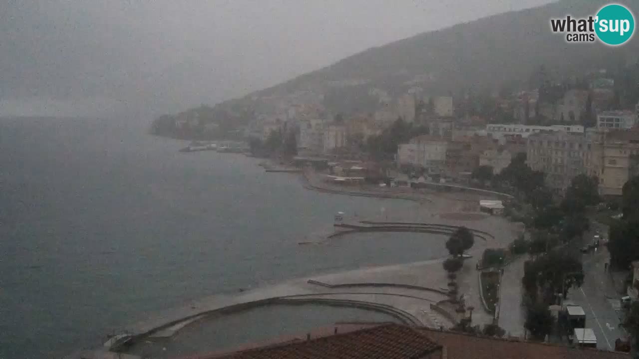 Opatija webcam – Panorama vom Hotel Milenij