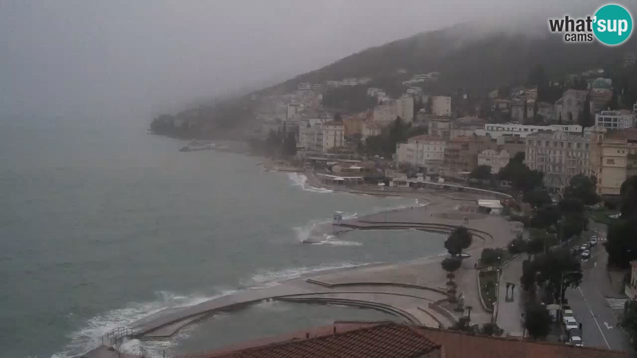 Opatija webcam – Panorama vom Hotel Milenij