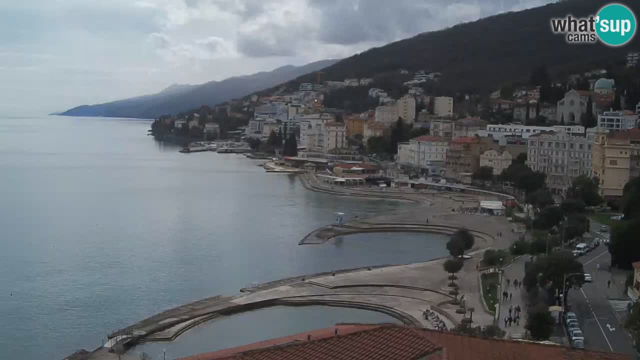 Opatija webcam – Panorama vom Hotel Milenij