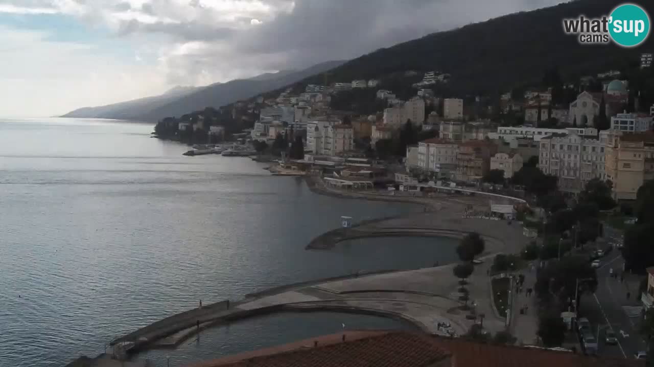 Opatija webcam – Panorama vom Hotel Milenij