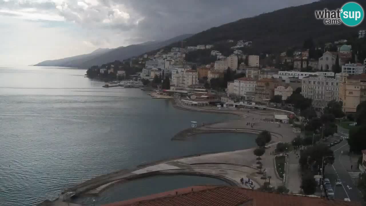 Opatija webcam – Panorama vom Hotel Milenij