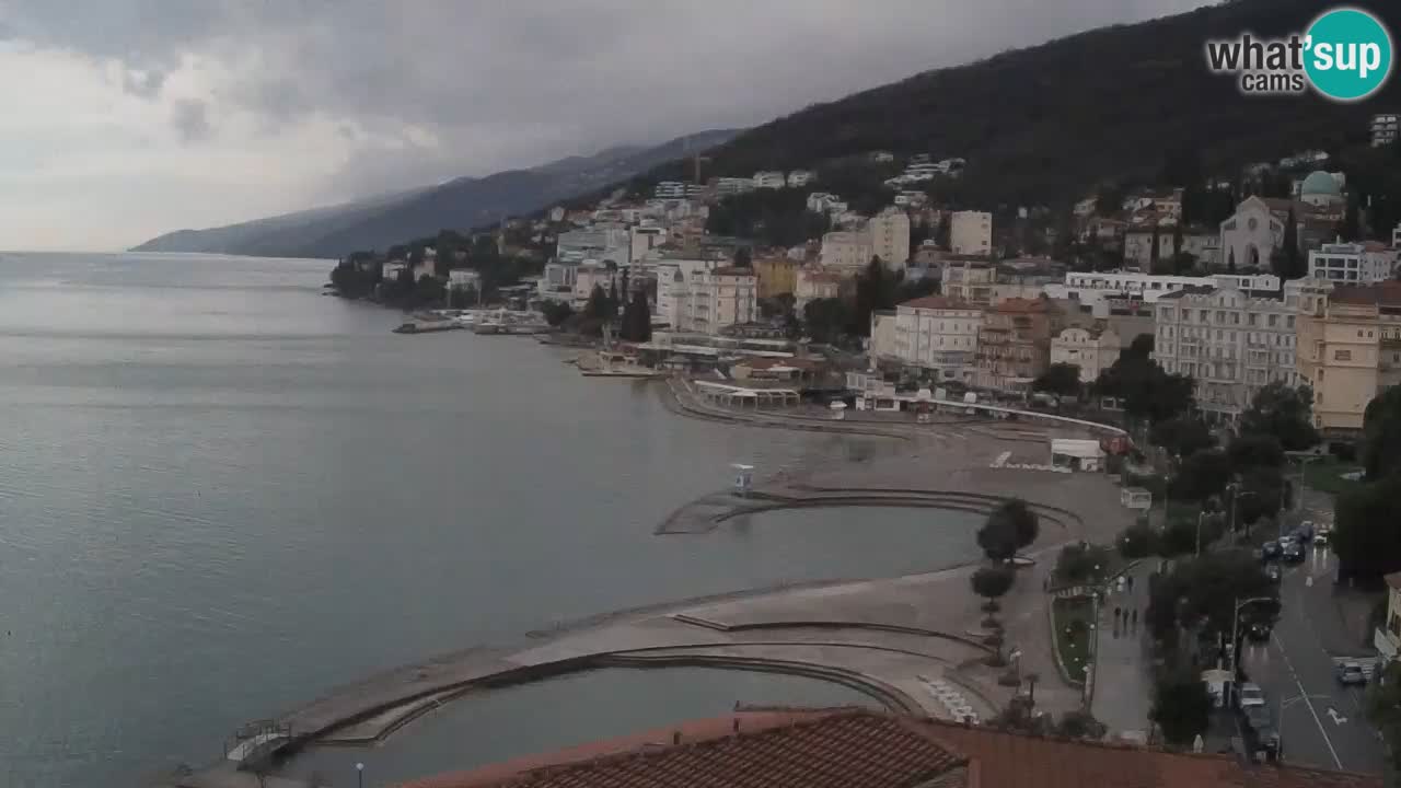 Opatija webcam – Panorama vom Hotel Milenij