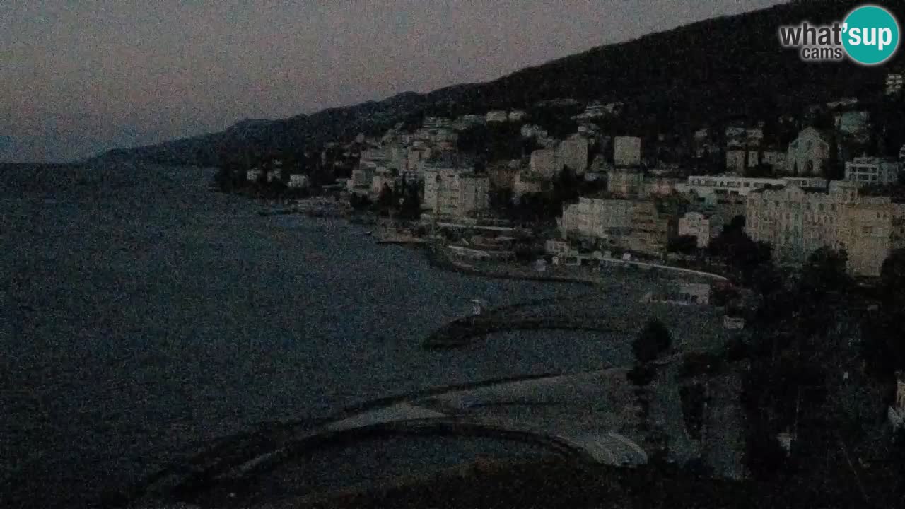 Opatija webcam – Panorama from the Hotel Milenij