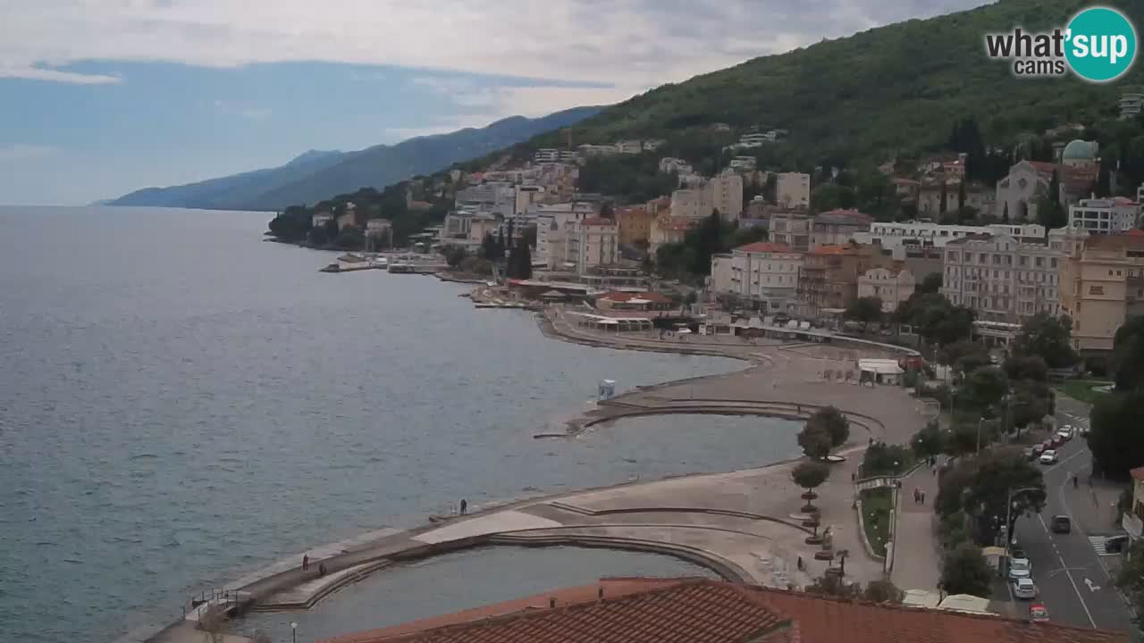 Abbazia webcam – Panorama dall’ Hotel Milenij