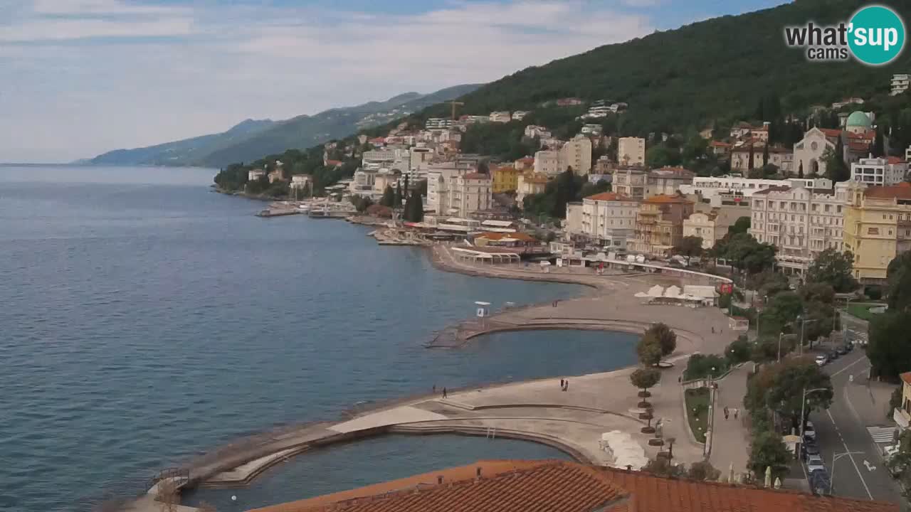Abbazia webcam – Panorama dall’ Hotel Milenij