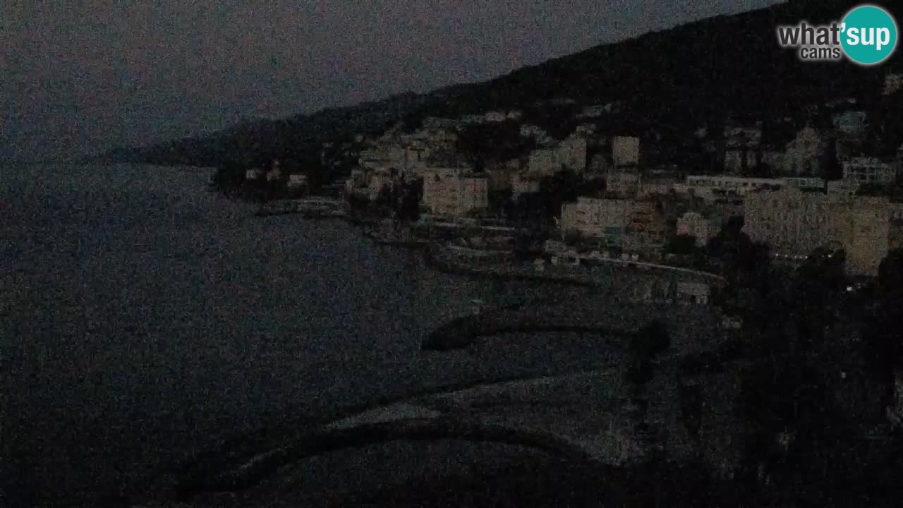 Opatija webcam – Panorama from the Hotel Milenij