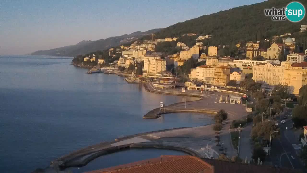 Abbazia webcam – Panorama dall’ Hotel Milenij