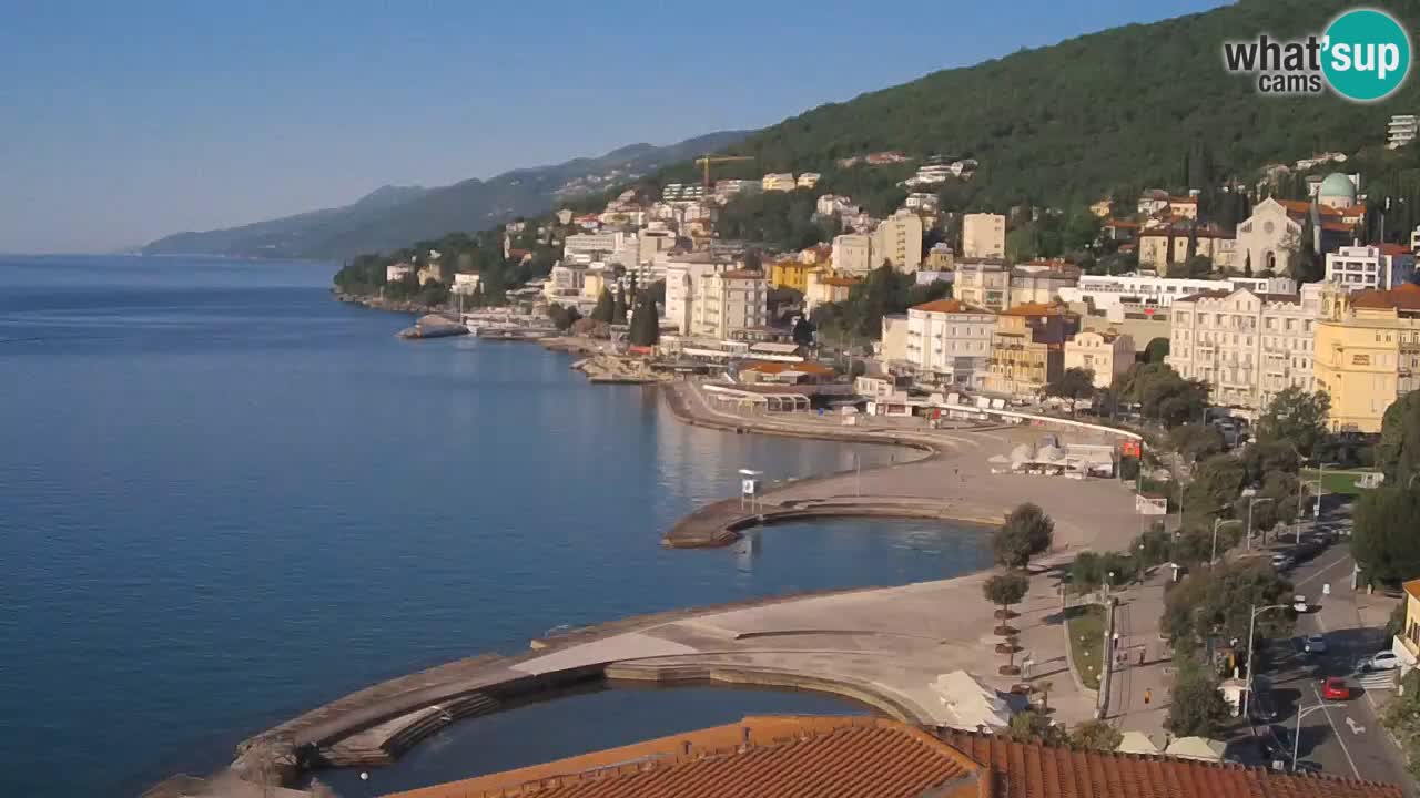Abbazia webcam – Panorama dall’ Hotel Milenij