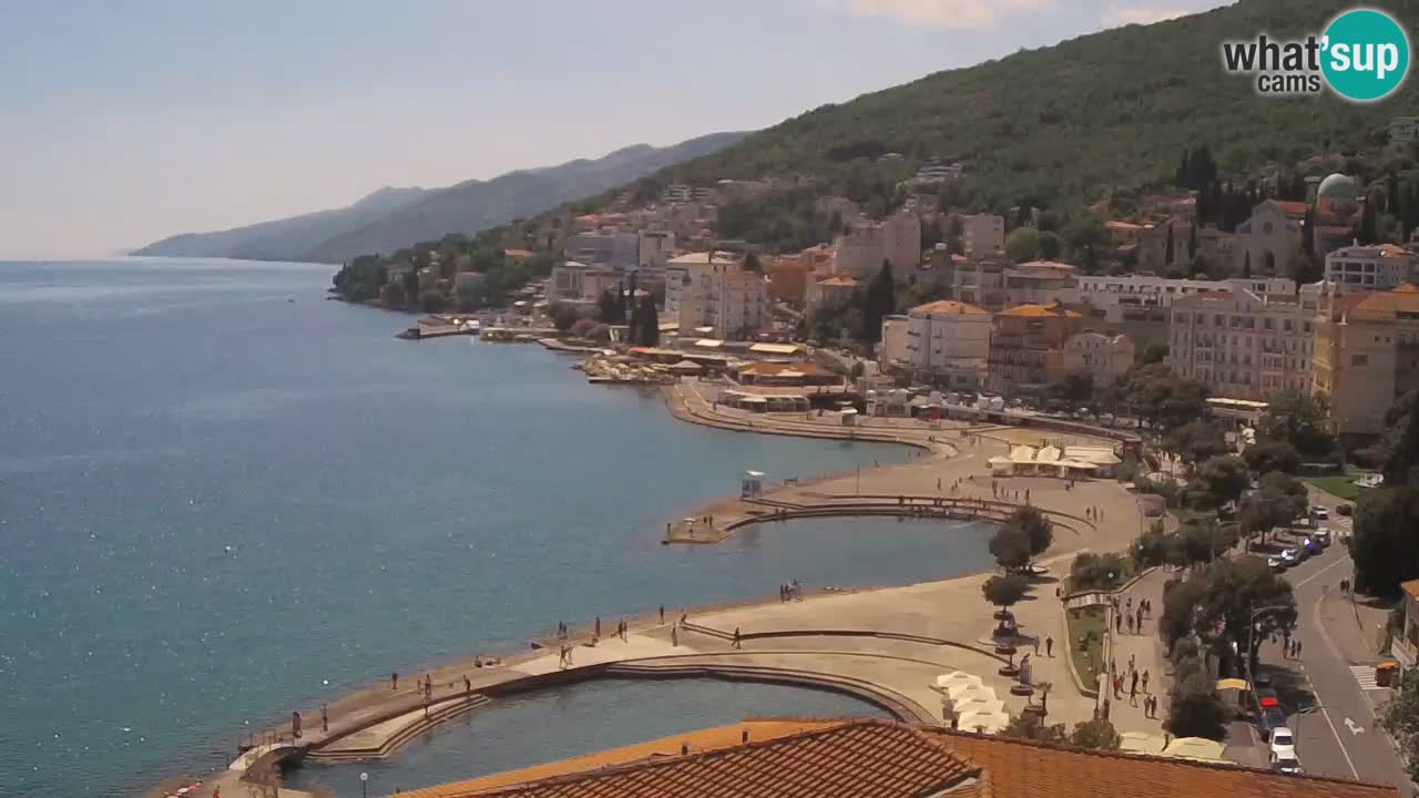 Abbazia webcam – Panorama dall’ Hotel Milenij