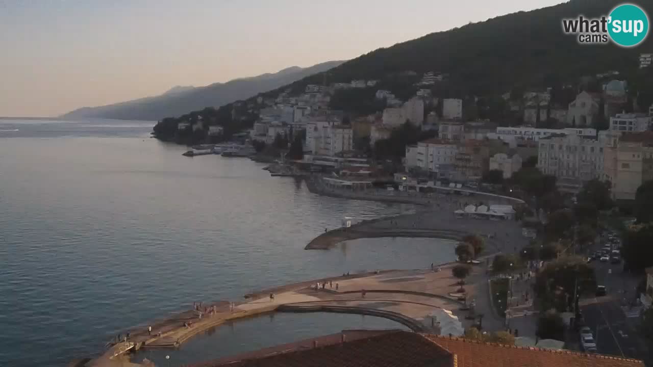 Abbazia webcam – Panorama dall’ Hotel Milenij