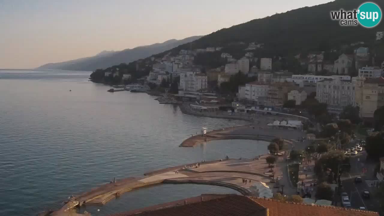 Abbazia webcam – Panorama dall’ Hotel Milenij