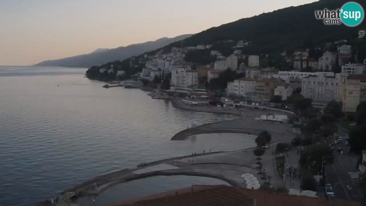 Abbazia webcam – Panorama dall’ Hotel Milenij