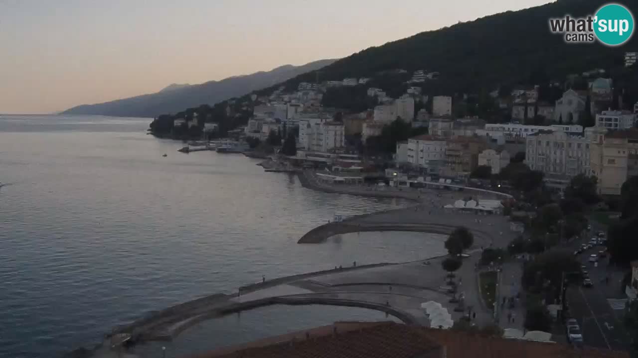Abbazia webcam – Panorama dall’ Hotel Milenij